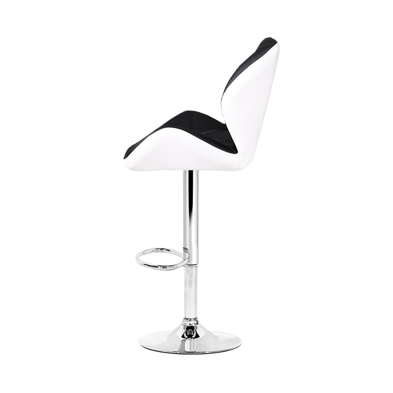 Bexley Gas Lift Premium PU Leather Bar Stools x 2