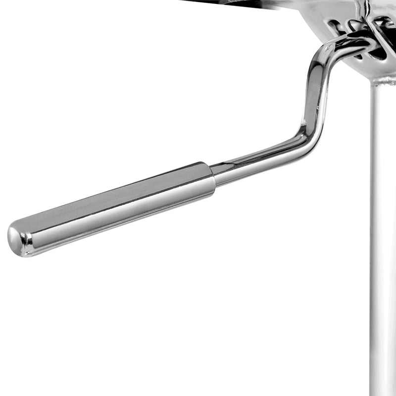 Leon Premium PU Leather Gas Lift Bar Stools - White