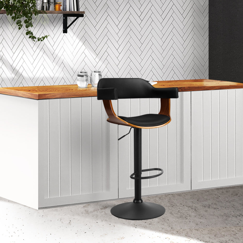 Ceuta Premium PU Leather Gas Lift Bar Stools 