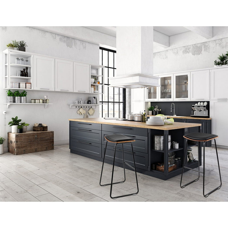 Toledo Metal Kitchen and Counter Bar Stools x 2
