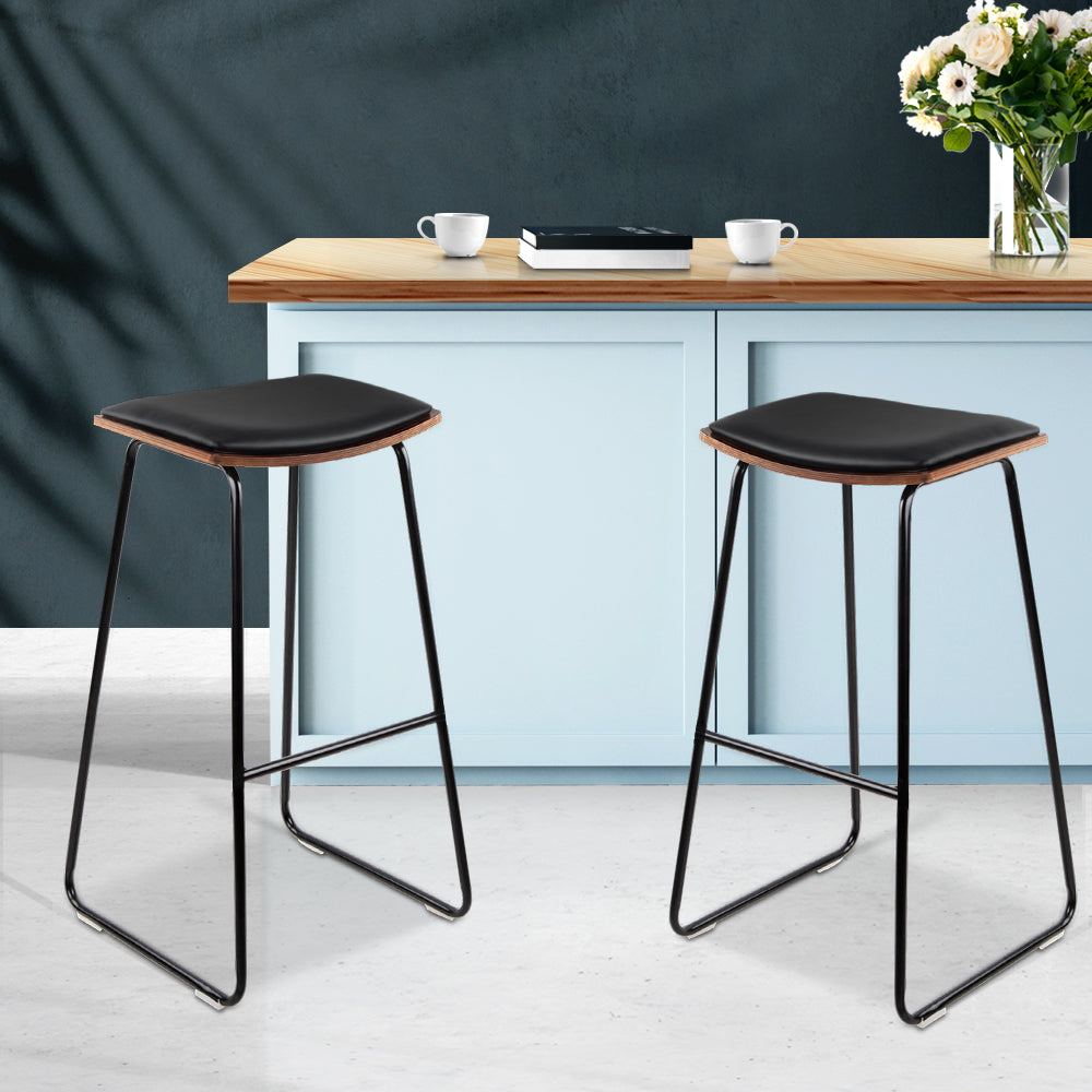 Toledo Metal Kitchen and Counter Bar Stools x 2