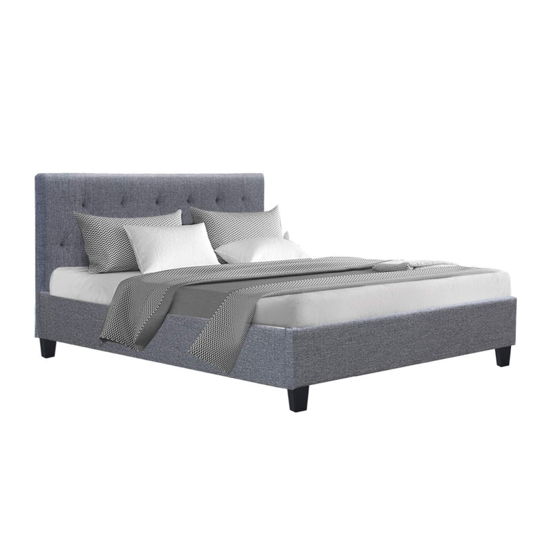 Evora Premium Fabric Bed Frame - Double Size