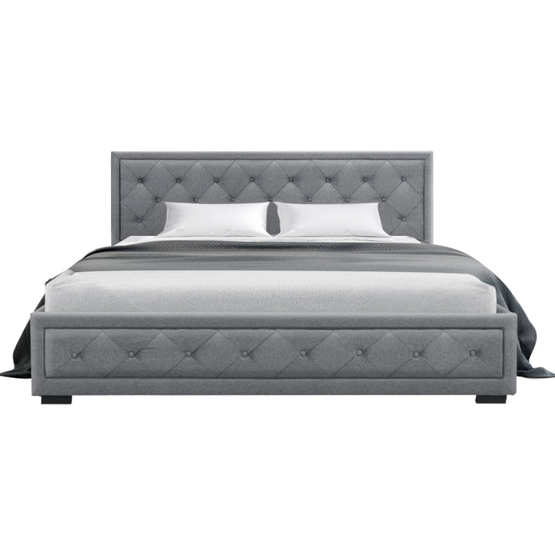 Barnet Gas Lift Bed Frame Queen Size