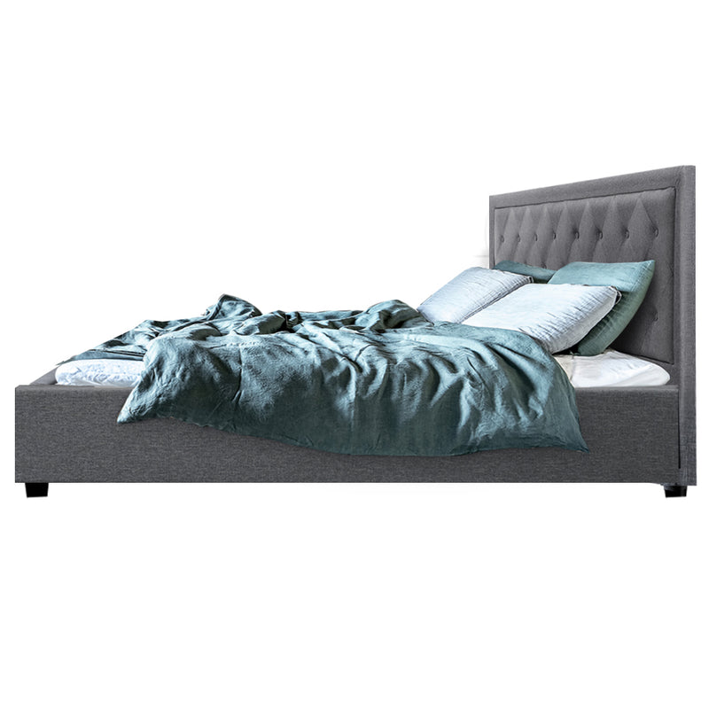 Barnet Gas Lift Bed Frame Queen Size