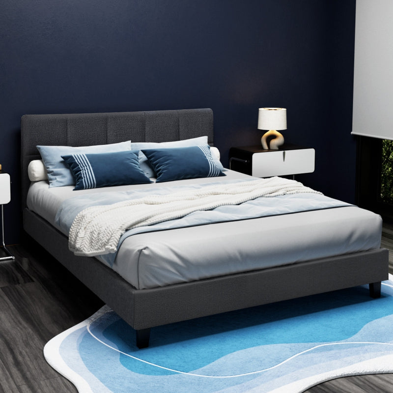 Porto Premium Fabric Bed Frame - Double Size