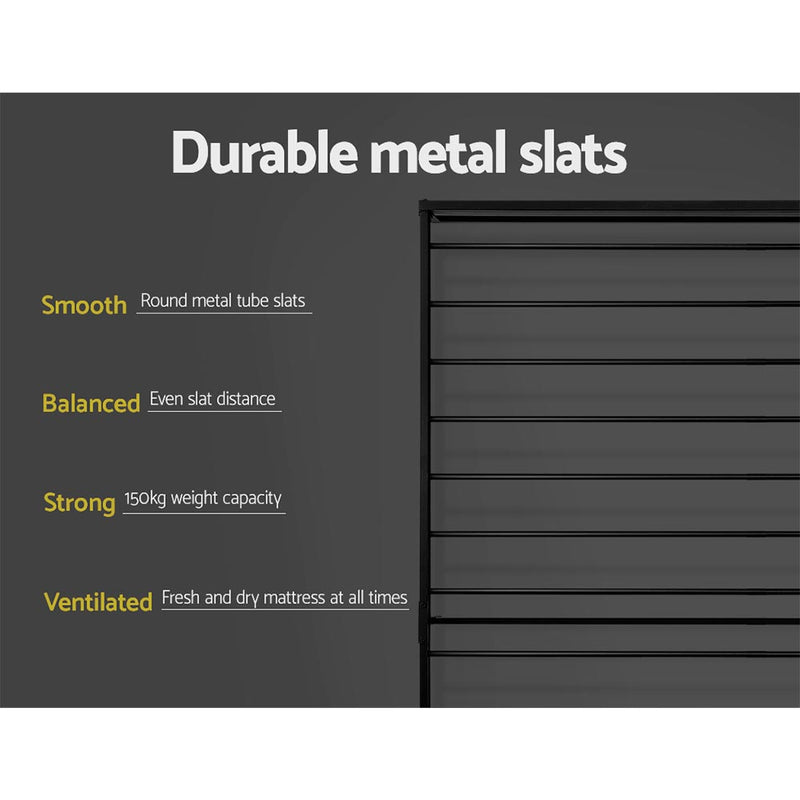 Jordan Metal Bed Frame - King Single