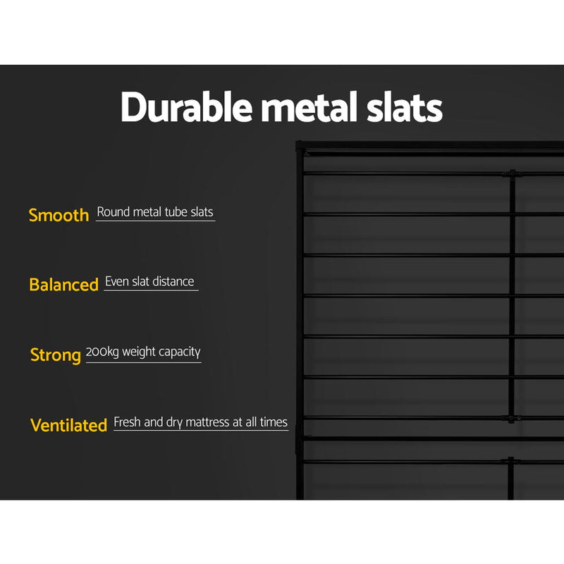 Venice Metal Bed Frame - King Single