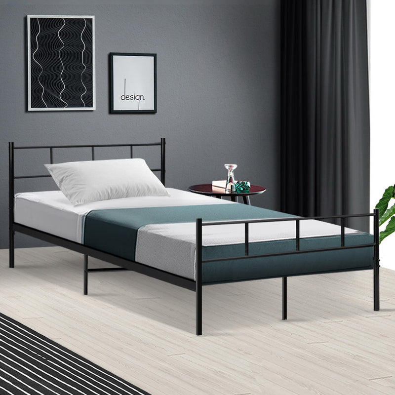 Venice Metal Bed Frame - King Single