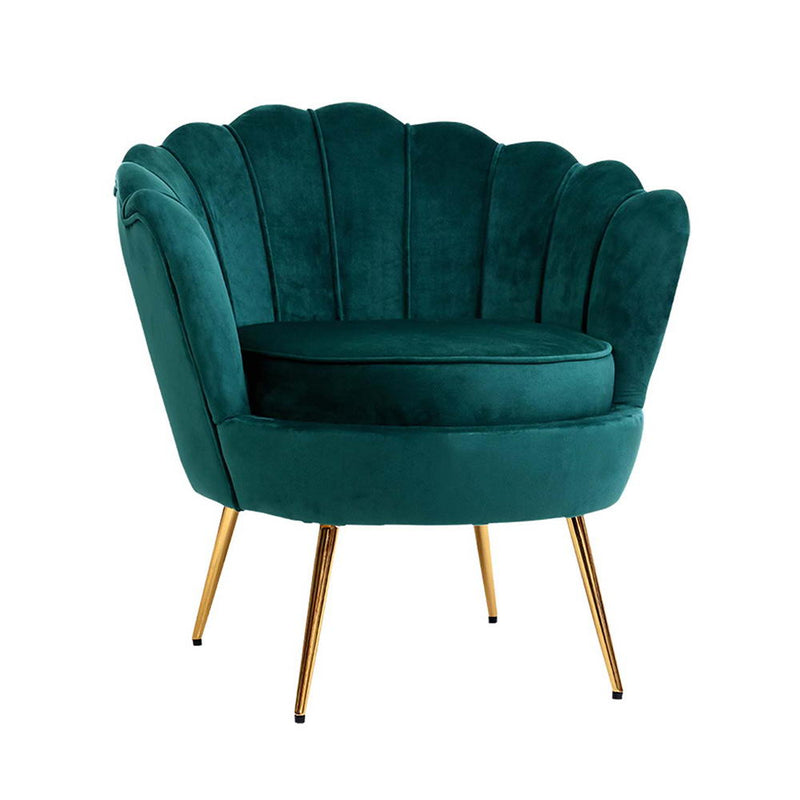 Angers Premium Velvet Fabric Armchair