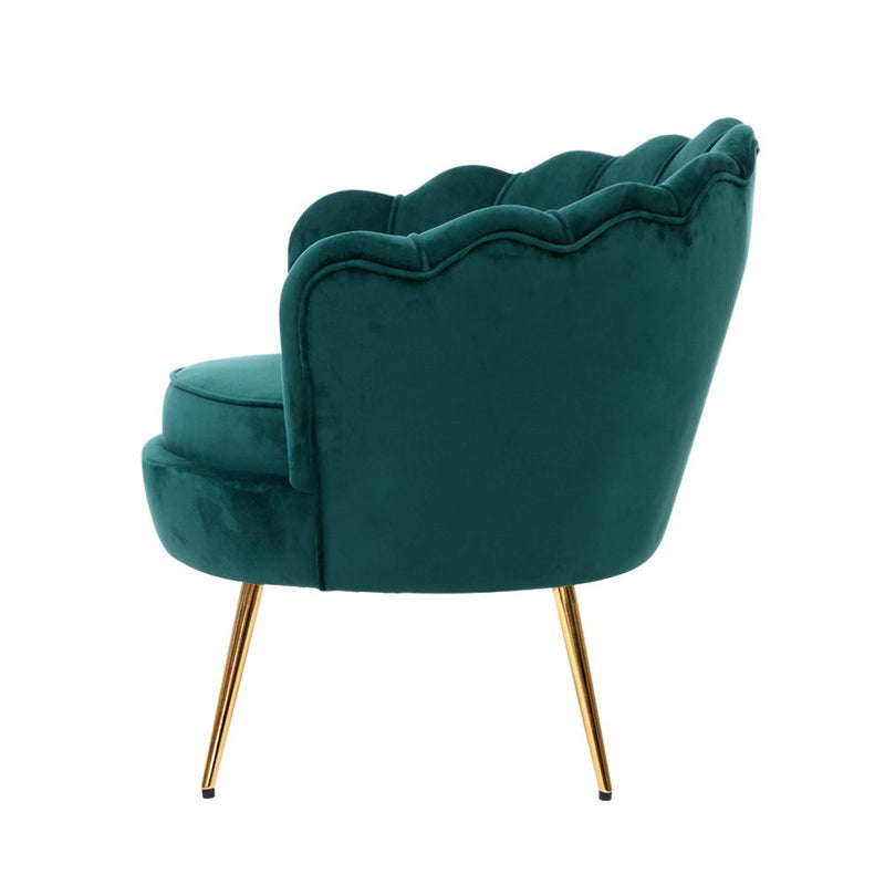 Angers Premium Velvet Fabric Armchair