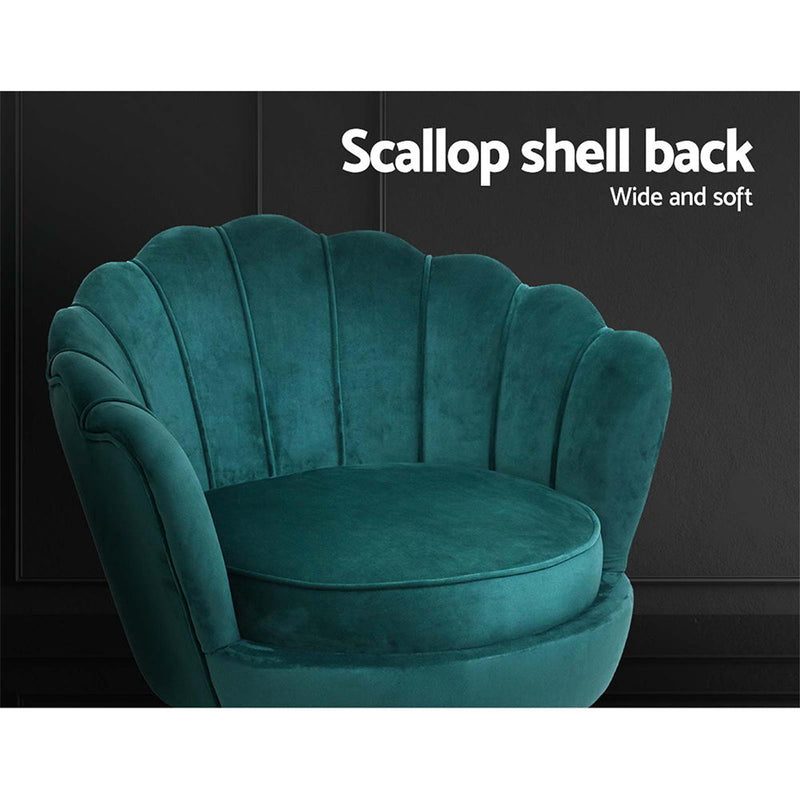 Angers Premium Velvet Fabric Armchair