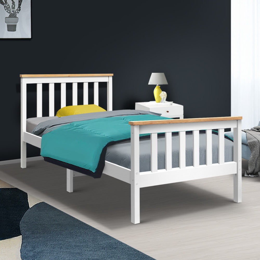 Bari Wooden Bed Frame - Single Size