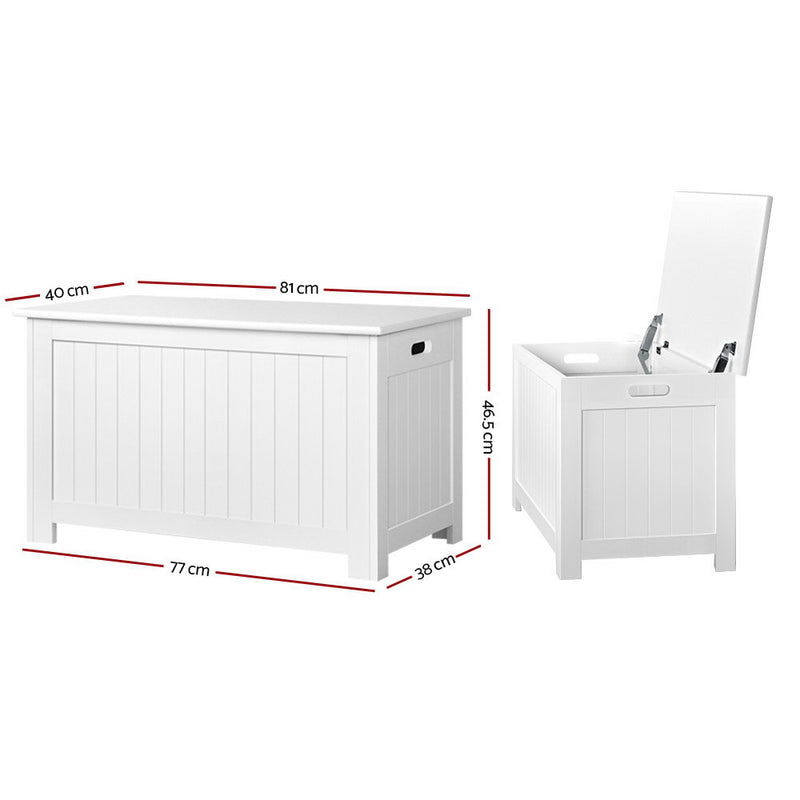KidsDream Wooden Toy Chest Storage