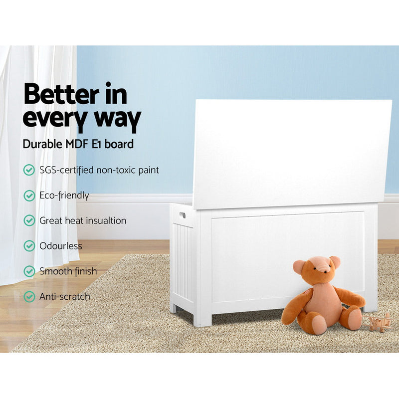 KidsDream Wooden Toy Chest Storage