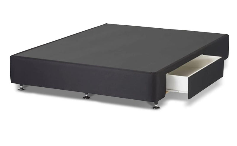 Australian Made Premium Lunar Fabric Upholstered Bed Base With Drawers