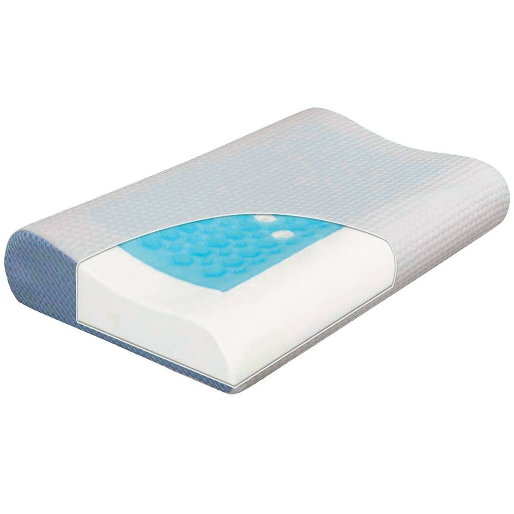 MLILY SENSIPOLAR GEL TOP CONTOUR PILLOW BEST PRICE AT COMFORT FOR ALL