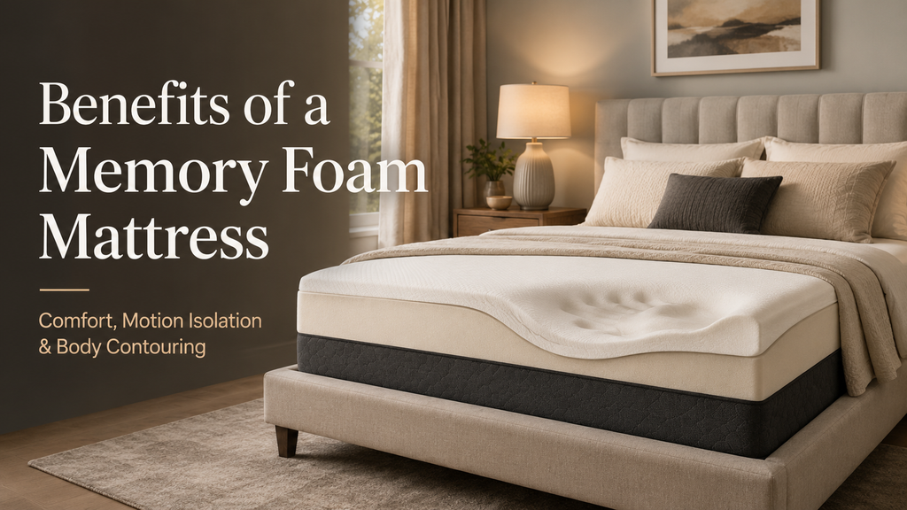 Memory Foam Mattress Benefits: Comfort, Motion Isolation and Body Contouring
