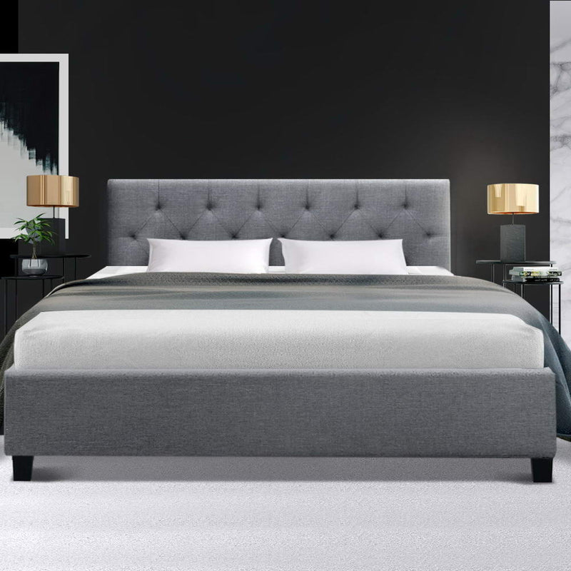 Evora Premium Fabric Bed Frame - Double Size