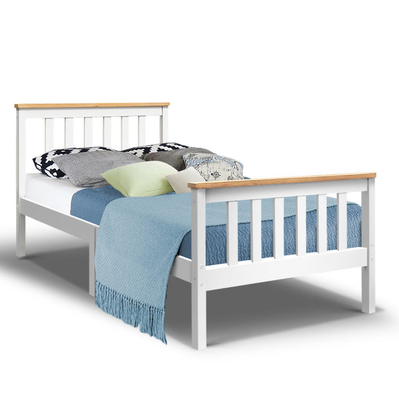 Bari Wooden Bed Frame - Single Size