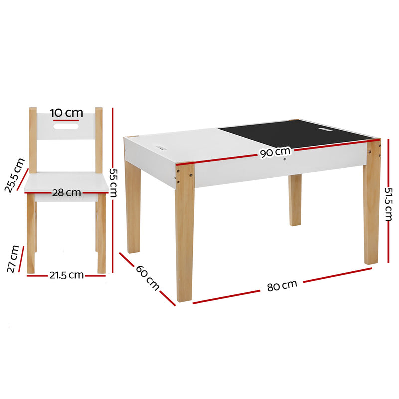 KidsDream Drawing Table and Chair Set 