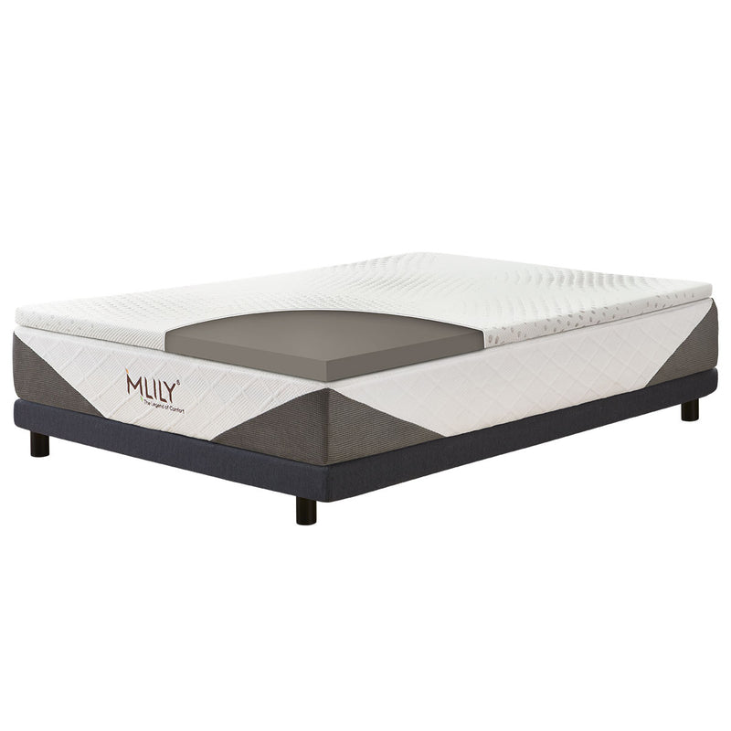 Mlily ENHANCEISELECT BAMBOO CHARCOAL MEMORY FOAM MATTRESS TOPPER BEST PRICE AT COMFORT FOR ALL